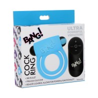 BANG! Silicone Cock Ring & Bullet with Remote Control