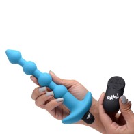 BANG! Vibrating Silicone Anal Beads - Remote Control Pleasure