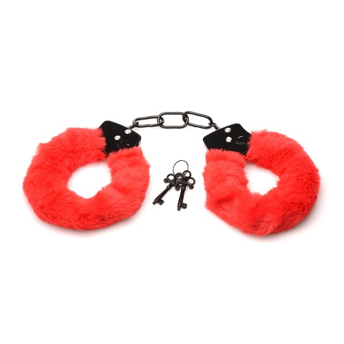 Master Series Cuffed in Fur Handcuffs