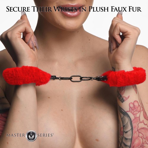 Master Series Cuffed in Fur Handcuffs