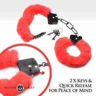 Master Series Cuffed in Fur Handcuffs