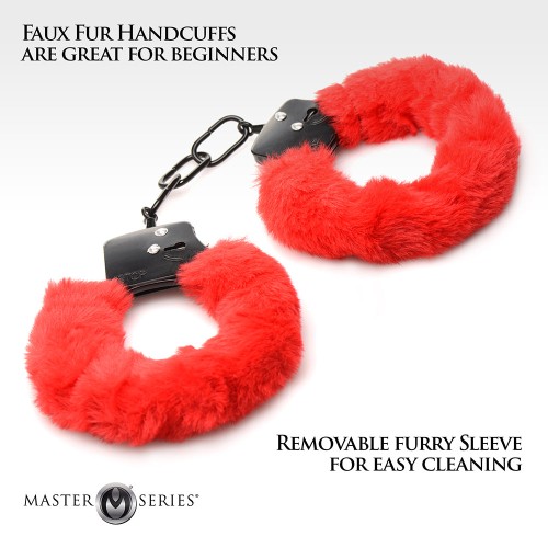 Master Series Cuffed in Fur Handcuffs