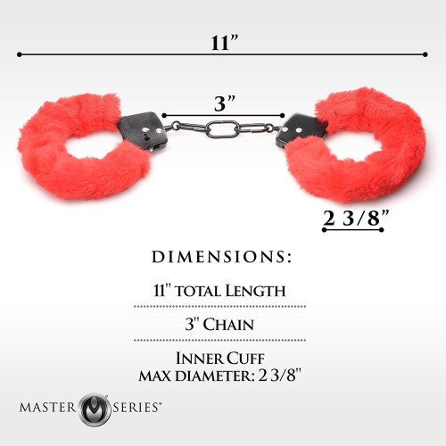 Master Series Cuffed in Fur Handcuffs