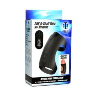 Trinity Men 28X Remote-Controlled G-Shaft Silicone Cock Ring