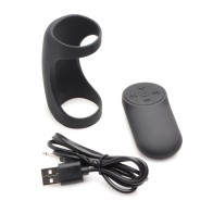 Trinity Men 28X Remote-Controlled G-Shaft Silicone Cock Ring