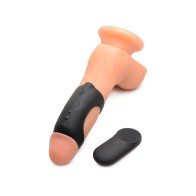 Trinity Men 28X Remote-Controlled G-Shaft Silicone Cock Ring