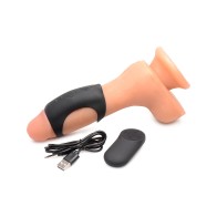 Trinity Men 28X Remote-Controlled G-Shaft Silicone Cock Ring