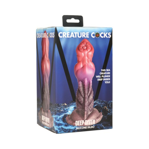 Creature Cocks Deep Diver Silicone Dildo - Adventure Awaits