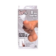 Loadz Dual Density Squirt Cock - 8 inches