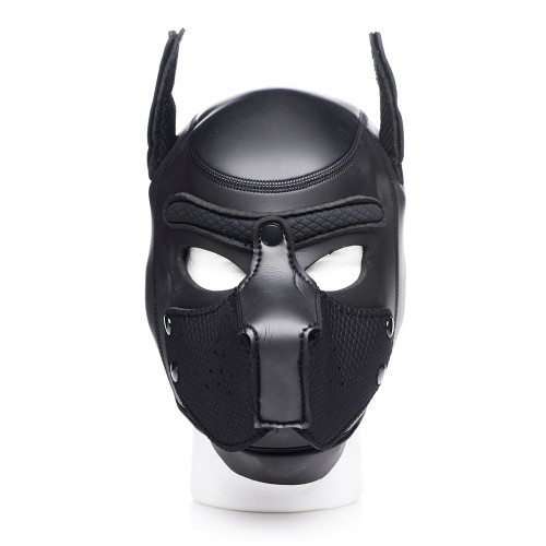 Master Series Spike Neoprene Puppy Hood Black - K9 Transformation