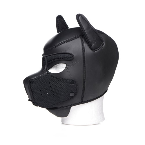 Master Series Spike Neoprene Puppy Hood Black - K9 Transformation