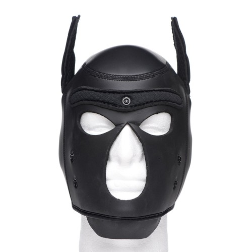 Master Series Spike Neoprene Puppy Hood Black - K9 Transformation