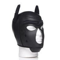 Master Series Spike Neoprene Puppy Hood Black - K9 Transformation