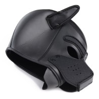 Master Series Spike Neoprene Puppy Hood Black - K9 Transformation