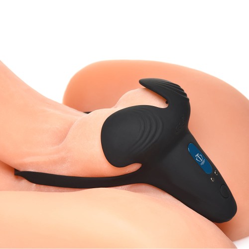 Trinity Men 10X Silicone Cock & Ball Ring with Remote