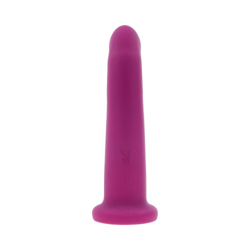 Playboy Fluffle Rechargeable Dual Stimulator Silicone Purple