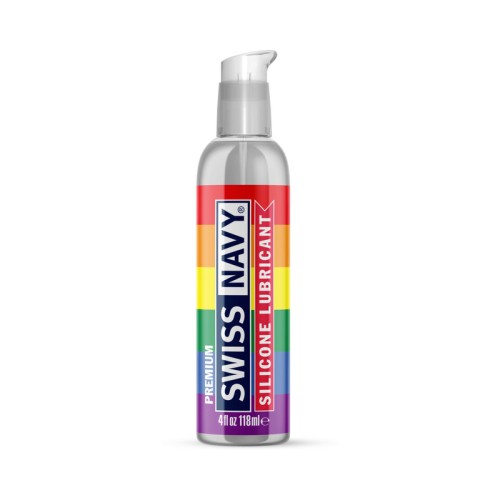 Lubricante de Silicona Premium Swiss Navy Pride 4 oz.