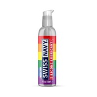 Swiss Navy Silicone Pride Lubricant 4 oz.