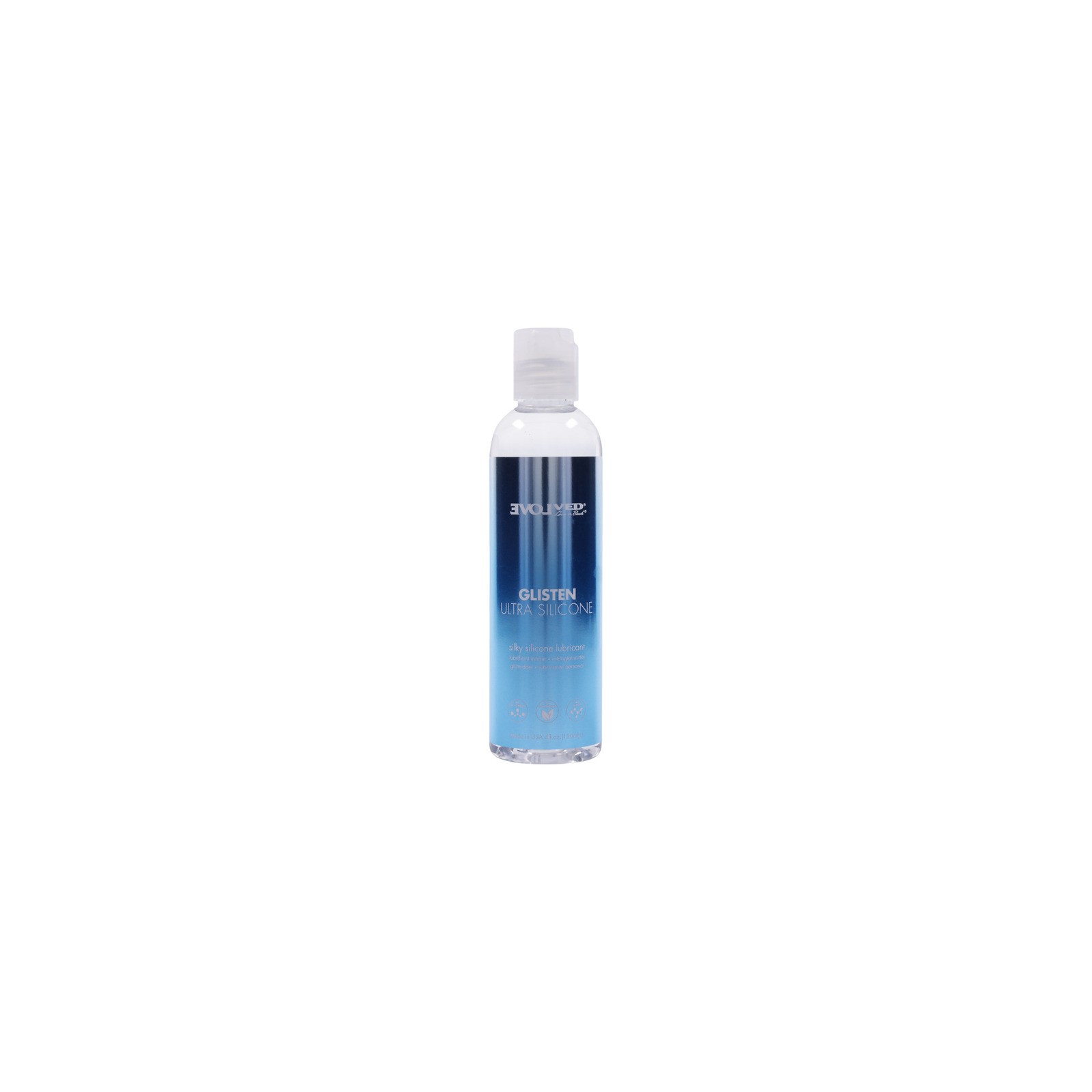 Evolved Glisten Lubricante de Silicona Ultra 4 oz. - Perfecto para Mayor Confort