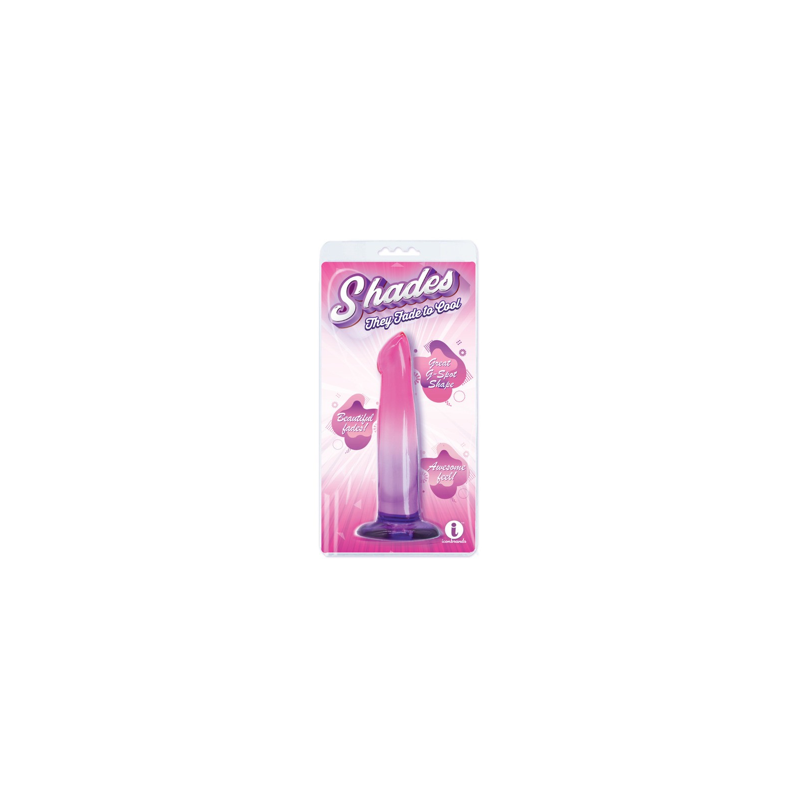 Dildo Shades G-Spot Pink/Purple - Experiencia Placentera