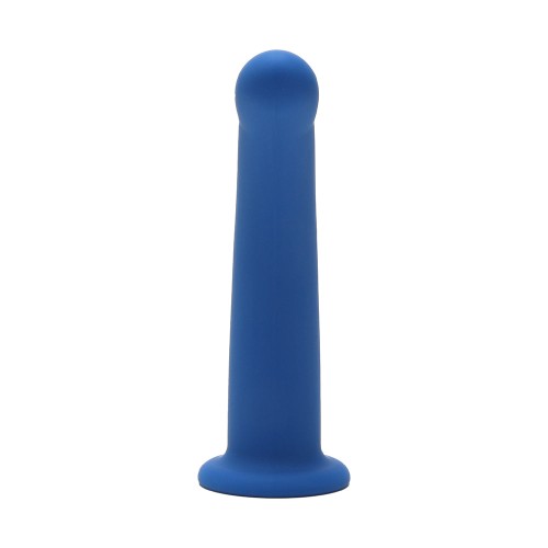 Dildo Curvado de Silicona Me You Us 6 in. Azul