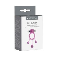 Me You Us Anillo Vibrador Ball Banger Púrpura