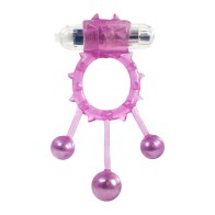 Me You Us Anillo Vibrador Ball Banger Púrpura