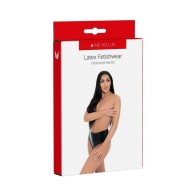 Panties Abiertos de Látex para Juegos BDSM