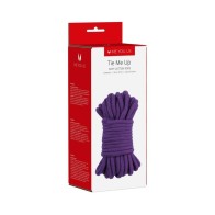 Me You Us Tie Me Up Cotton Bondage Rope 10m Purple