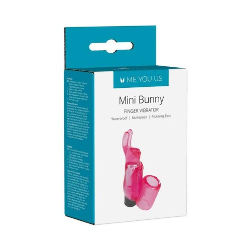 Me You Us Mini Vibrador de Dedo Conejito - Compacto y Juguetón