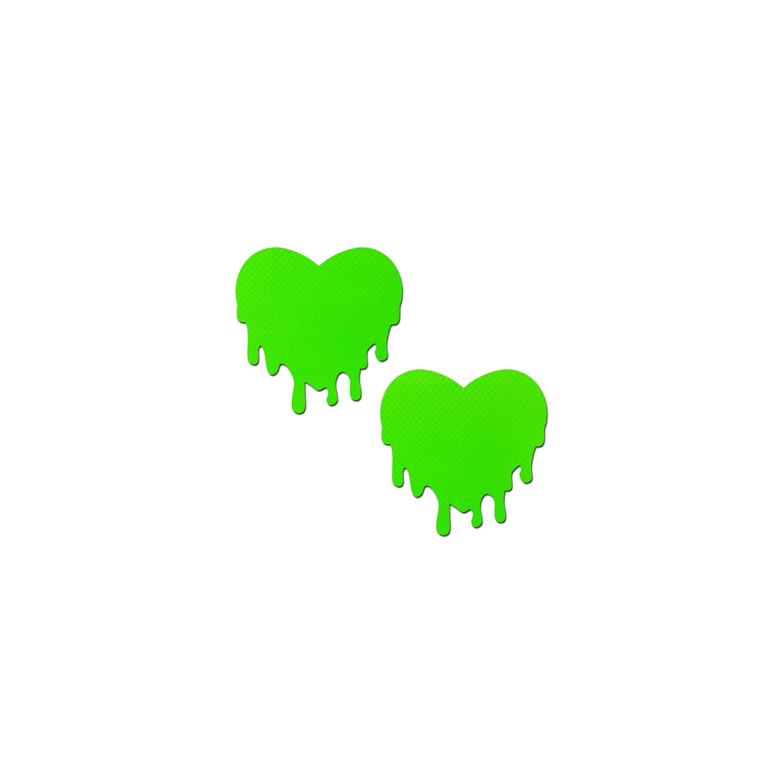 Pastease Corazones Melty Neon Verdes para los Pezones