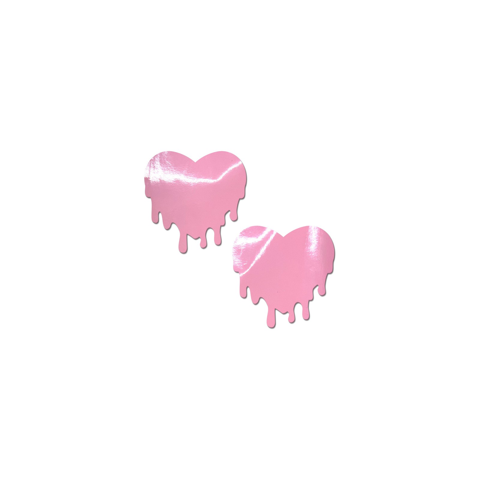 Pastillas de Pezones Melty Heart de Faux Latex