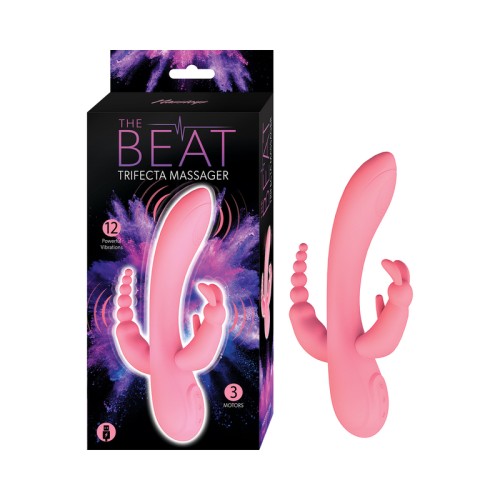 Masajeador The Beat Trifecta Rosa 12 Vibraciones