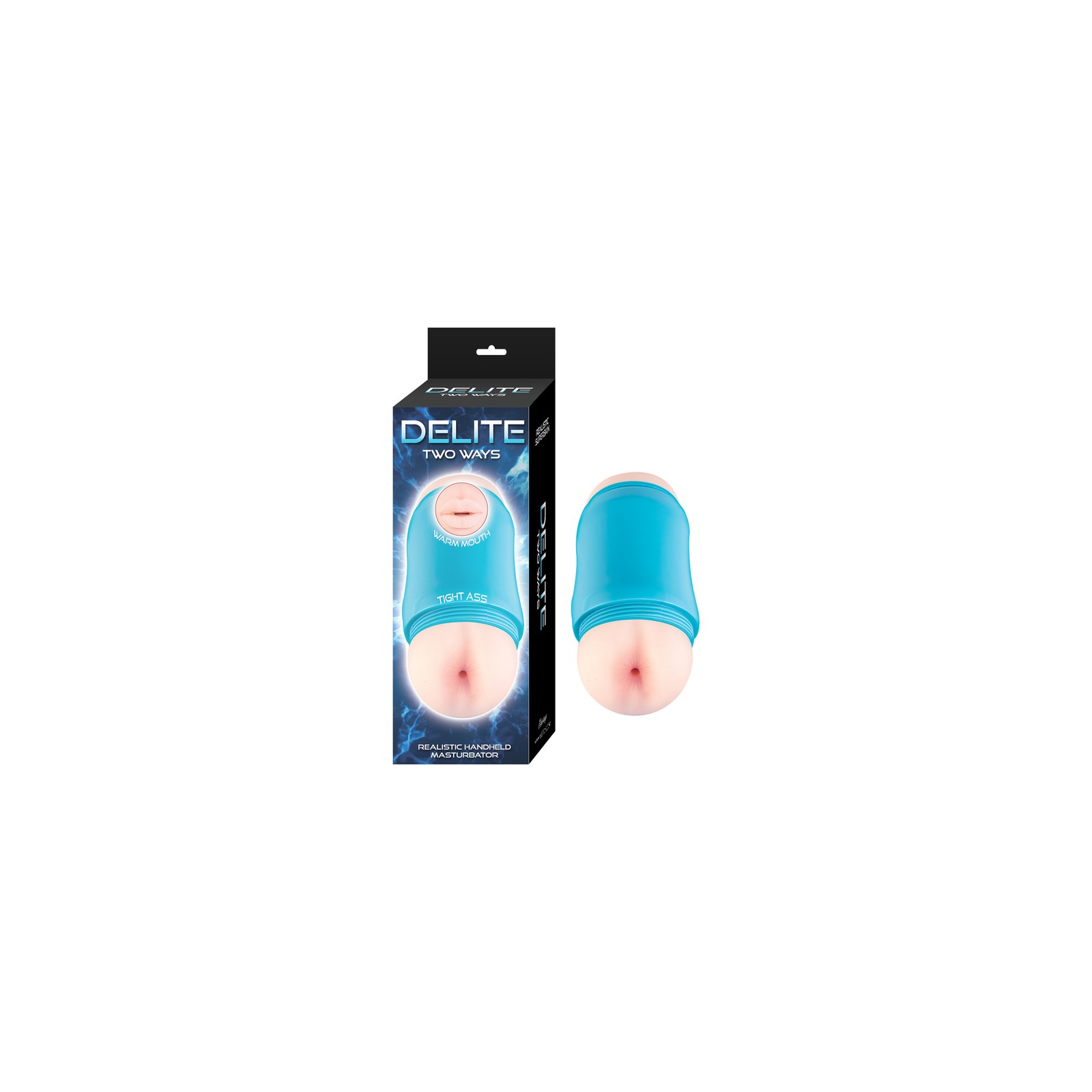 Delite Realistic Mouth and Ass Stroker Beige