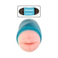 Delite Realistic Mouth and Ass Stroker Beige