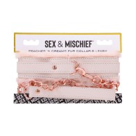 Sportsheets Sex & Mischief Peaches 'n CreaMe Collar & Leash