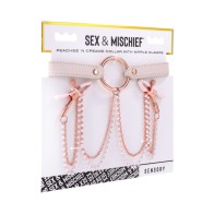 Sportsheets Collar Peaches 'n CreaMe - Accesorios Sensuales