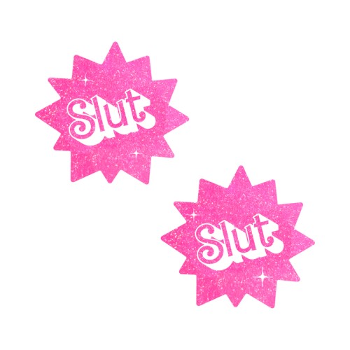 Neva Nude Barbie Babe Glitter Nipple Pasties UV Pink