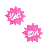 Neva Nude Barbie Babe Glitter Nipple Pasties UV Pink