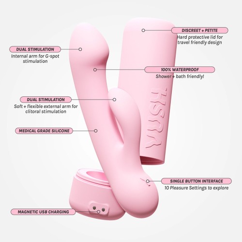 VUSH Glow Rabbit Vibrator - Ultimate Dual Stimulation