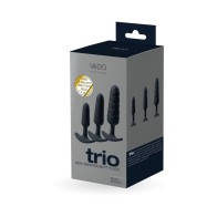 VeDO Trio Anal Plug Set - Black