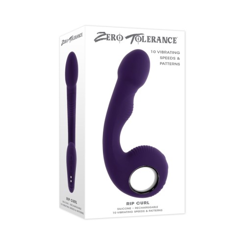 Rechargeable Silicone Vibrator with Textured Handle