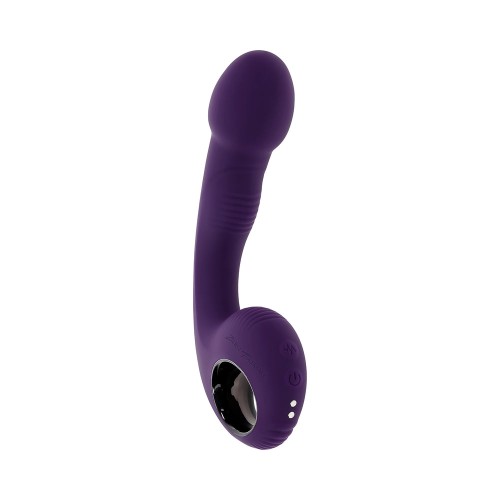 Vibrador de Silicona Recargable con Mango Texturizado