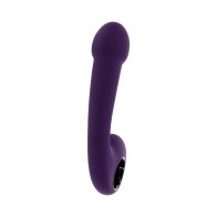 Vibrador de Silicona Recargable con Mango Texturizado