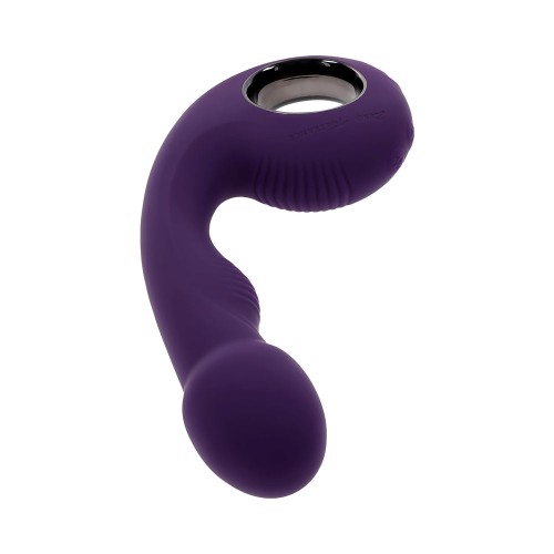 Vibrador de Silicona Recargable con Mango Texturizado