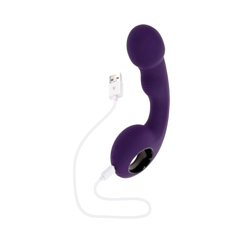 Vibrador de Silicona Recargable con Mango Texturizado