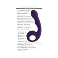 Vibrador de Silicona Recargable con Mango Texturizado