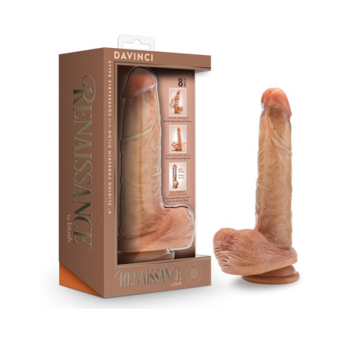 Dildo Deslizante DaVinci Renaissance - Marrón