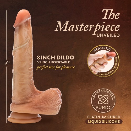 Renaissance DaVinci Sliding Foreskin Dildo - Tan