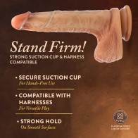 Renaissance DaVinci Sliding Foreskin Dildo - Tan